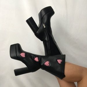 Heart Platform Boots